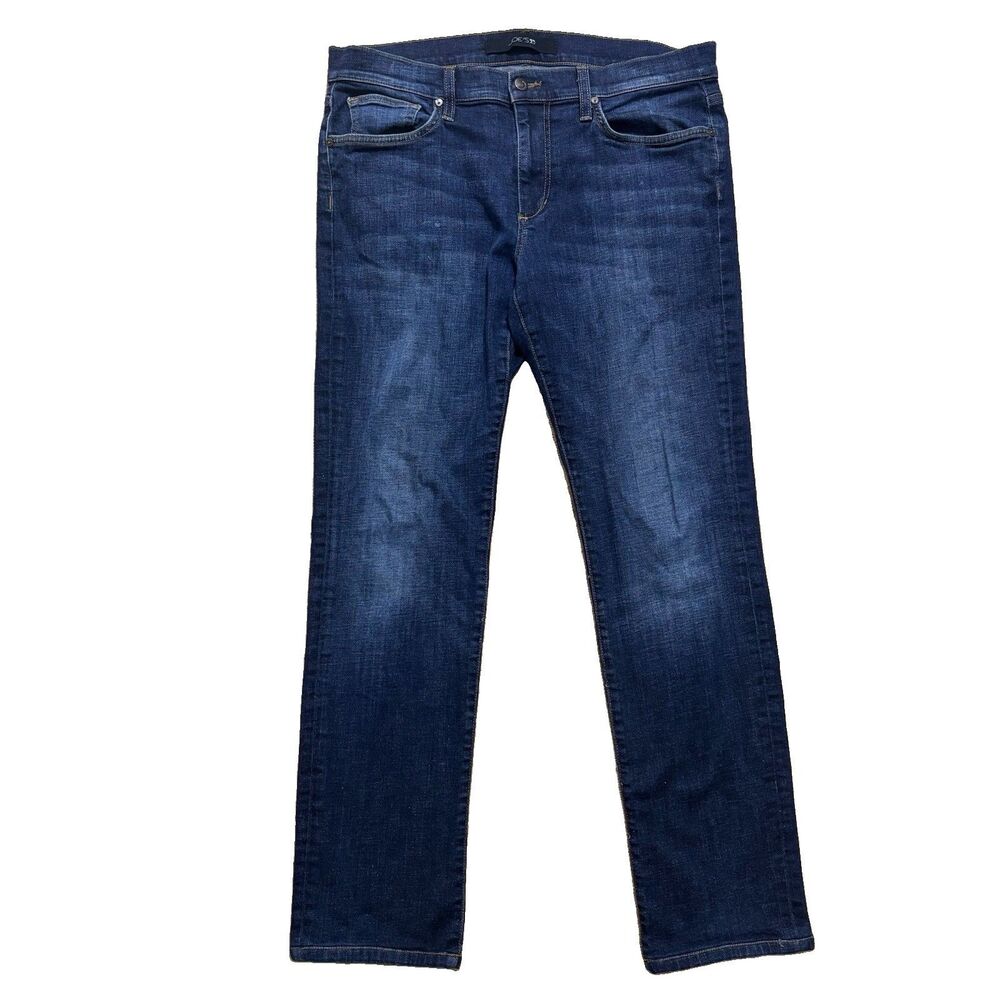 JOE’S Jeans The Brixton Men’s 34x32 Dark Blue Straight Leg Denim Stretch